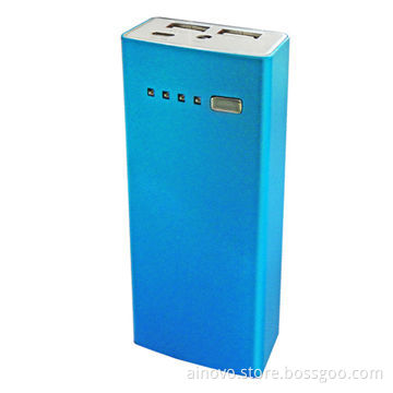12V power supply, 5,200mAh for laptops, iPhone, iPad, dual-USB, high battery capacity